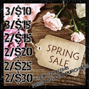🌹🌷💐SPRING SALE!!🌺🌸🐥